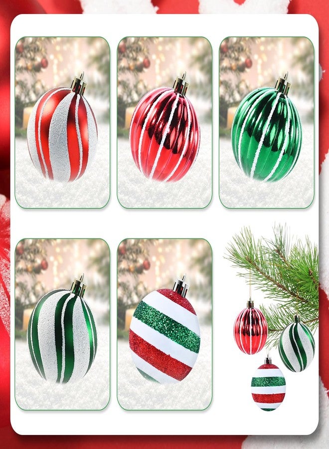 pyntop Christmas Balls Ornaments, 30Pcs Shatterproof Xmas Tree Decorations, Tree Hanging Ball Muti-Color Christmas Ball Ornament Set for Party Decoration Perfect Super Bulbs - Image 3